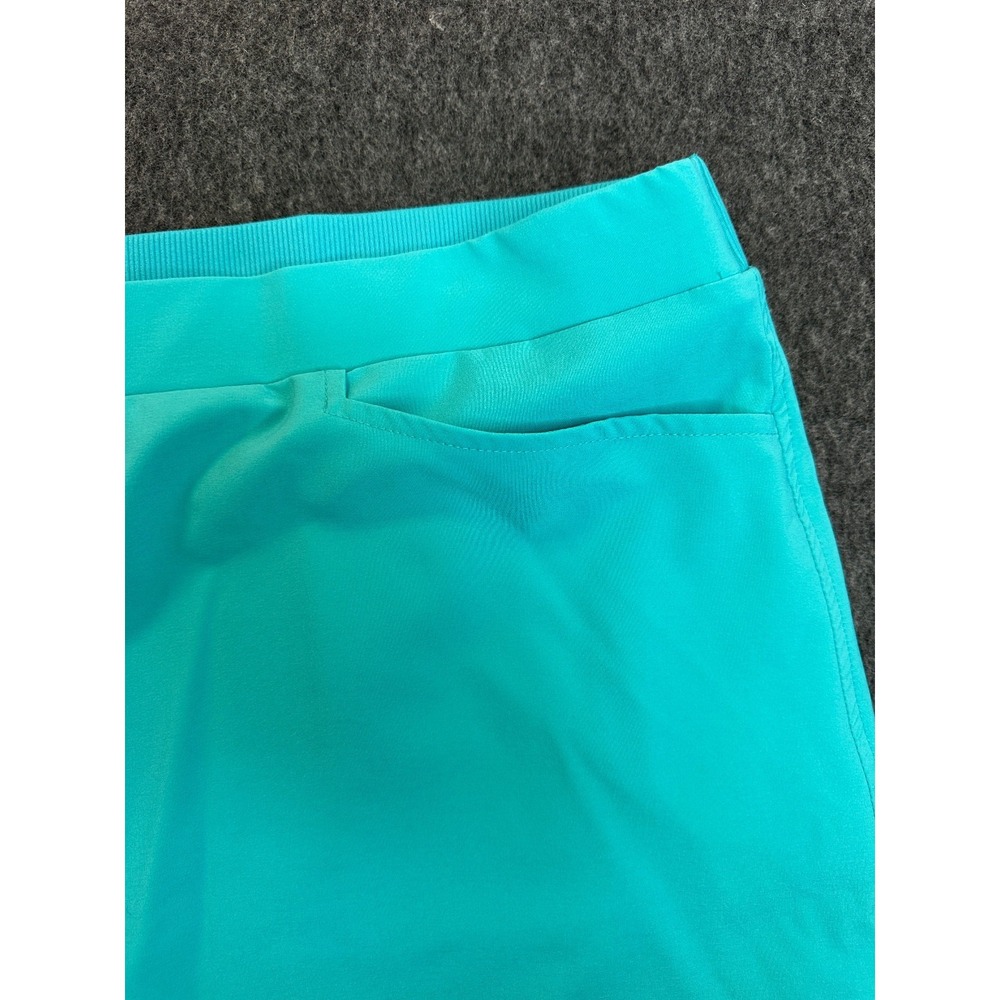 Chico's Zenergy Size 3 US 16 Blue UPF Embroidered Eyelet Pull On Skort Turquoise - Picture 4 of 11